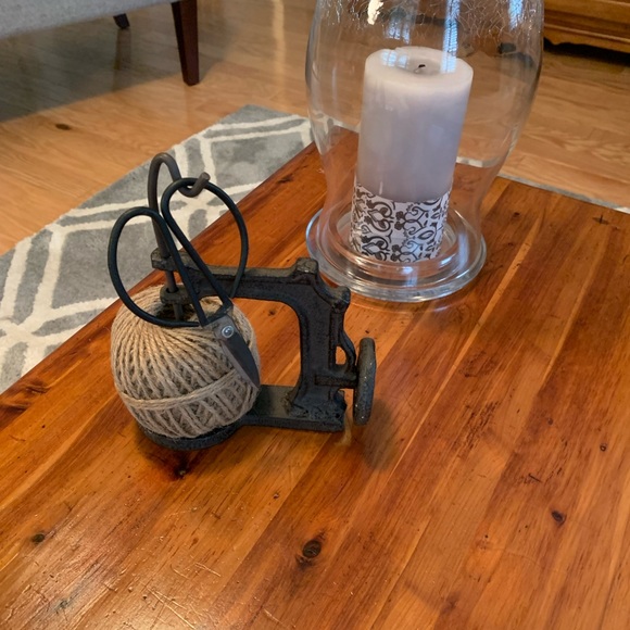 Cast Iron Twine Holder and Scissors - Picture 3 of 8